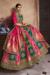 Picture of Grand Silk Dark Green Lehenga Choli