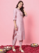 Picture of Classy Silk Thistle Readymade Salwar Kameez