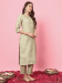 Picture of Classy Silk Tan Readymade Salwar Kameez