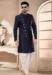 Picture of Shapely Silk Navy Blue Kurtas