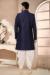 Picture of Shapely Silk Navy Blue Kurtas