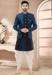 Picture of Statuesque Silk Dark Slate Grey Kurtas