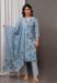 Picture of Stunning Cotton Cadet Blue Readymade Salwar Kameez