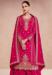 Picture of Gorgeous Silk Pink Straight Cut Salwar Kameez