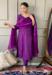 Picture of Statuesque Chiffon Purple Readymade Salwar Kameez