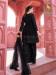 Picture of Pretty Georgette Black Straight Cut Salwar Kameez