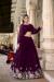 Picture of Magnificent Georgette Dark Magenta Lehenga Choli