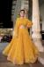 Picture of Pleasing Georgette Golden Rod Lehenga Choli