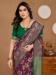 Picture of Beautiful Silk Dark Magenta Saree