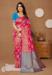 Picture of Delightful Silk Light Coral Saree