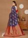 Picture of Excellent Silk Navy Blue Saree