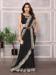 Picture of Fascinating Georgette Black Saree