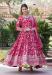 Picture of Excellent Georgette Medium Violet Red Readymade Gown