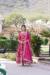 Picture of Excellent Georgette Medium Violet Red Readymade Gown