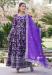 Picture of Radiant Georgette Dark Orchid Readymade Gown