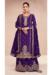 Picture of Silk Midnight Blue Straight Cut Salwar Kameez