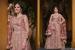 Picture of Shapely Net Rosy Brown Anarkali Salwar Kameez