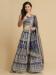 Picture of Alluring Silk Navy Blue Lehenga Choli