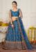 Picture of Gorgeous Silk Teal Lehenga Choli