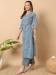 Picture of Graceful Cotton Cadet Blue Kurtis & Tunic