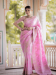 Picture of Exquisite Silk Lavender Blush Saree