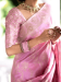 Picture of Exquisite Silk Lavender Blush Saree