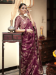 Picture of Comely Silk Dark Magenta Saree