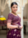 Picture of Fascinating Silk Purple Saree