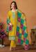 Picture of Chiffon & Silk Golden Rod Straight Cut Salwar Kameez