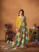 Picture of Chiffon & Silk Golden Rod Straight Cut Salwar Kameez