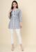 Picture of Graceful Cotton Light Slate Grey Kurtis & Tunic