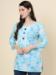 Picture of Sightly Cotton Pale Turquoise Kurtis & Tunic