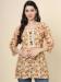 Picture of Resplendent Cotton Burly Wood Kurtis & Tunic