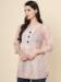 Picture of Graceful Cotton Pink Kurtis & Tunic