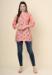 Picture of Statuesque Cotton Dark Salmon Kurtis & Tunic