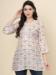 Picture of Radiant Cotton Ghost White Kurtis & Tunic