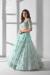 Picture of Good Looking Georgette Cadet Blue Lehenga Choli