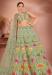 Picture of Georgette & Net Dark Sea Green Lehenga Choli