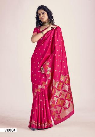 Picture of Excellent Silk Deep Pink Saree