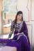 Picture of Cotton & Georgette Dark Magenta Readymade Gown