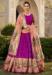 Picture of Wonderful Silk Dark Magenta Lehenga Choli