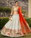 Picture of Appealing Silk Off White Lehenga Choli