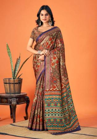 Picture of Well Formed Georgette Sienna Saree