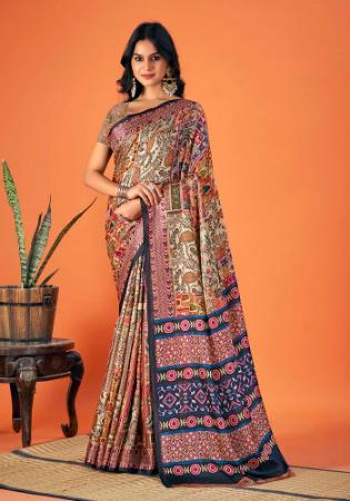 Picture of Taking Georgette Burly Wood Saree