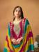 Picture of Chiffon & Silk Deep Pink Straight Cut Salwar Kameez