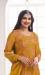 Picture of Graceful Chiffon Chocolate Straight Cut Salwar Kameez