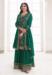 Picture of Wonderful Chiffon Teal Straight Cut Salwar Kameez