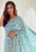 Picture of Nice Georgette & Satin Cadet Blue Saree