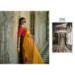 Picture of Exquisite Silk Dark Golden Rod Saree