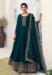 Picture of Georgette & Silk Dark Green Anarkali Salwar Kameez